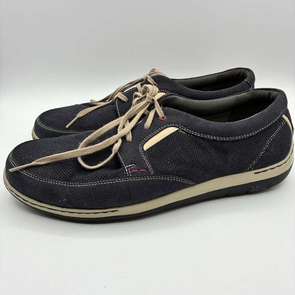 Dunham Fitswift Sneakers Mens 11.5 4E Lace Up Oxford Nautical Boat Shoes